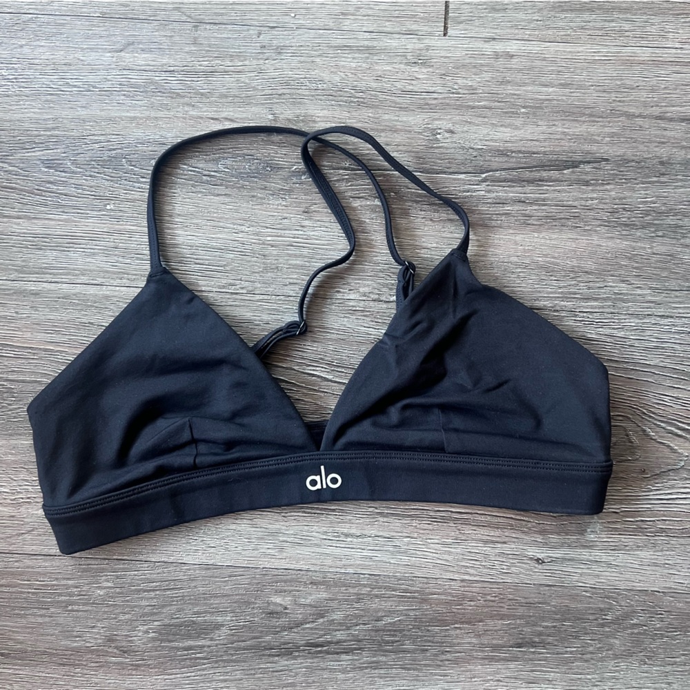 ALO Yoga Midnight Black Bralette